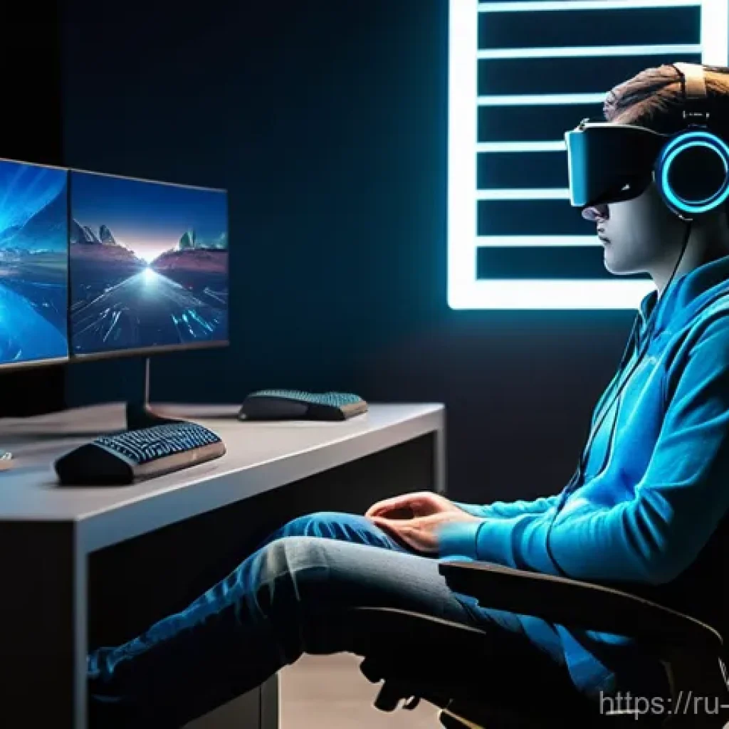 뇌 컴퓨터 인터페이스 전망 - **Prompt 1: Immersive Thought-Controlled Gaming**
A young person, approximately 18-25 years old,...